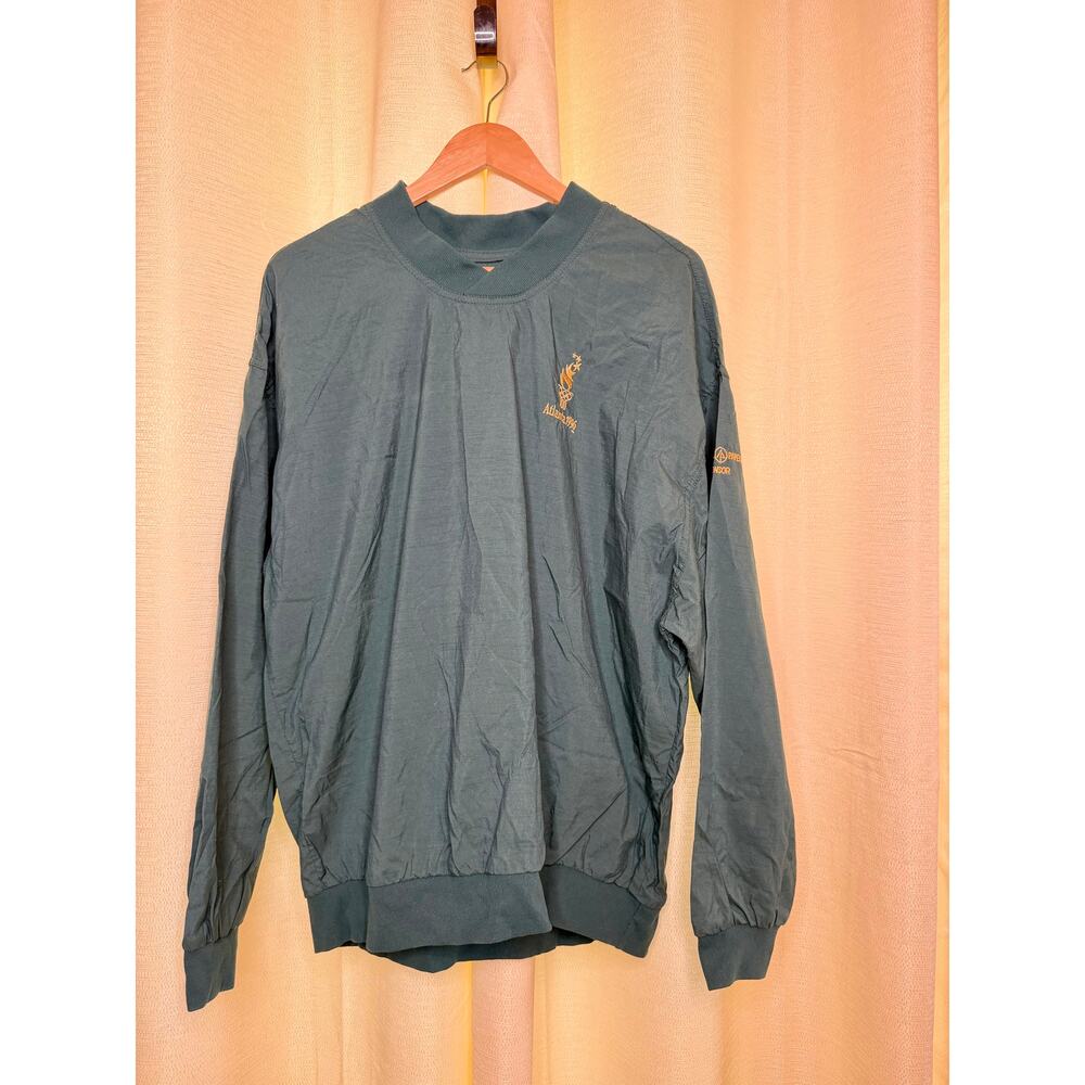 Vintage 1996 Olympics Kelly Green pullover size L